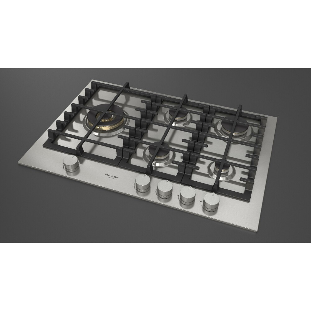 Cocina de gas Fulgor Milano FPH 755 G WK X 75 cm, Gran Fuego Lateral Duegstore.com