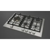 煤气烹饪 Fulgor Milano FPH 755 G WK X 75 cm,大横向火灾 QQ Duegstore.com