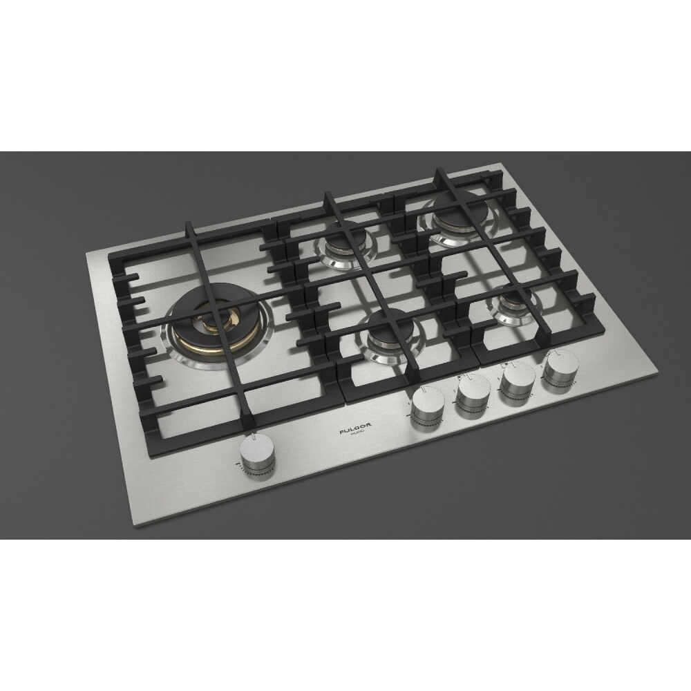 Cuisine à gaz Fulgor Milano FPH 755 G WK X 75 cm, Grand Feu latéral |MISUMI Duegstore.com