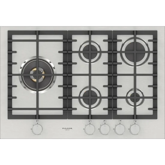 Cocina de gas Fulgor Milano FPH 755 G WK X 75 cm, Gran Fuego Lateral Duegstore.com
