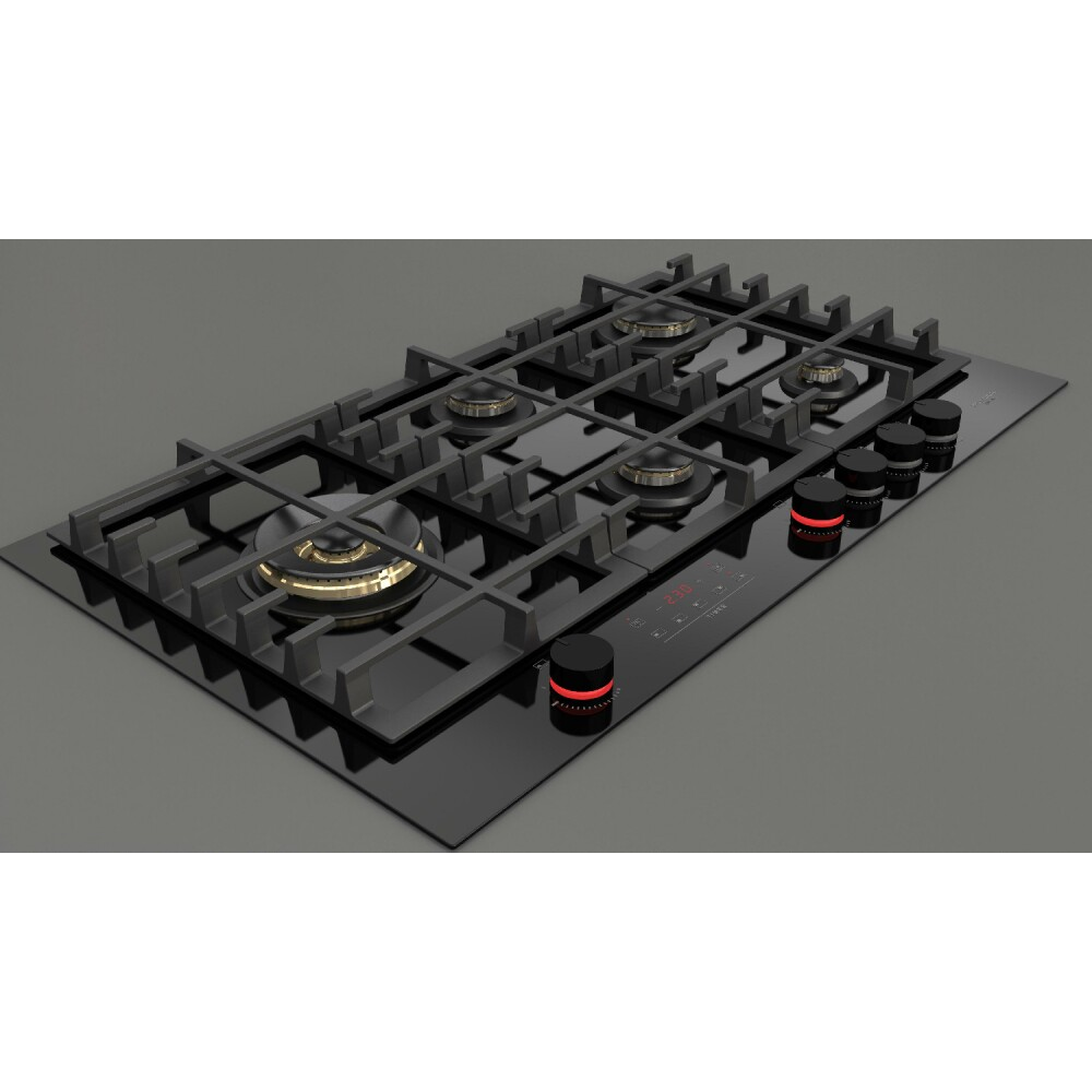 Fulgor Milano FCLH 905 G T WK BK: Floor Cover 90cm with Timer | https://duegstore.com/en/2-home