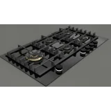 Fulgor Milano FCLH 905 G T WK BK: Floor Cover 90cm with Timer | https://duegstore.com/en/2-home