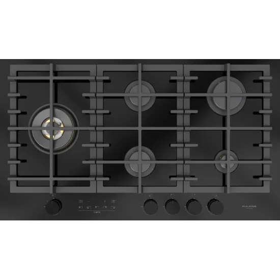 Fulgor Milano FCLH 905 G T WK BK: Половое покрытие 90 см с таймером | https://duegstore.com/ru/pererabotannye-pribory-po-dostupn