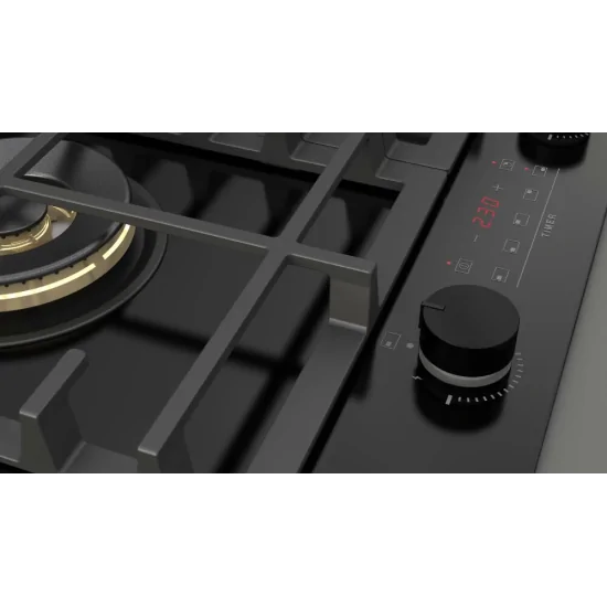 Fulgor Milano FCLH 755 G T WK BK: Cottura 75cm with Timer | https://duegstore.com/en/2-home