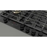 Fulgor Milano FCLH 755 G T WK BK: Piano Cottura 75cm con Timer | duegstore.com