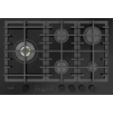Fulgor Milano FCLH 755 G T WK BK: Plan de cocina de gas 75cm con temporizador