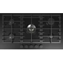 Fulgor Milano FUH 9041 G DWK MBK: Gas Cooking Floor 90cm, Black Opaque