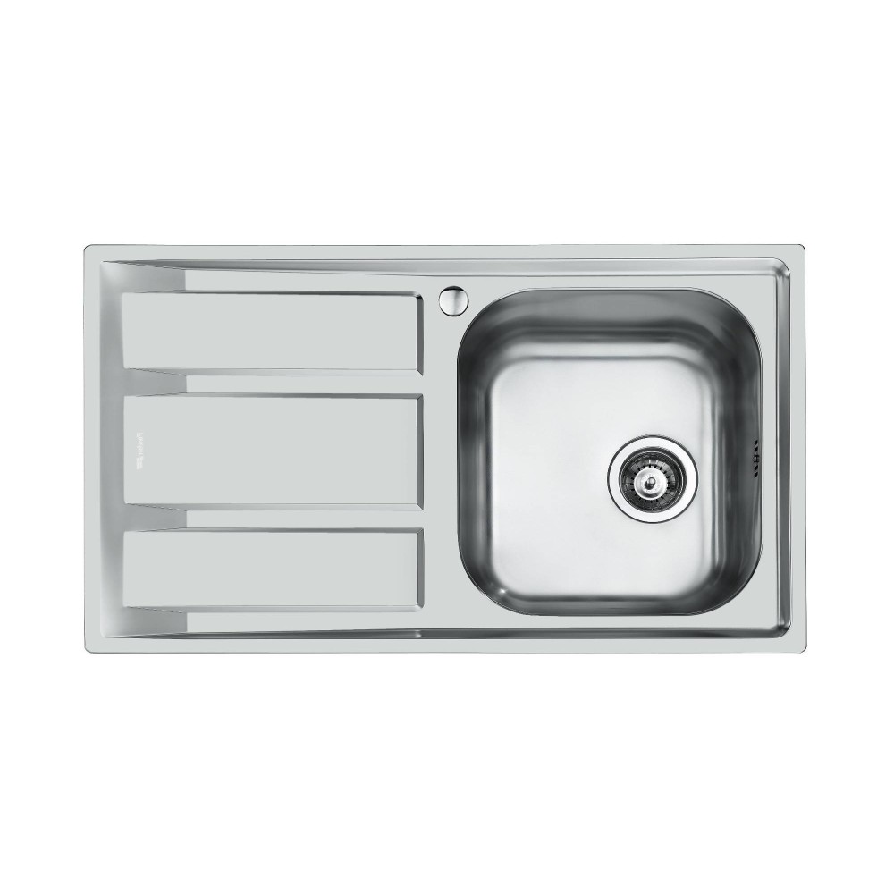 Die Spüle Foster 1971 961: Edelstahl, Modernes Design