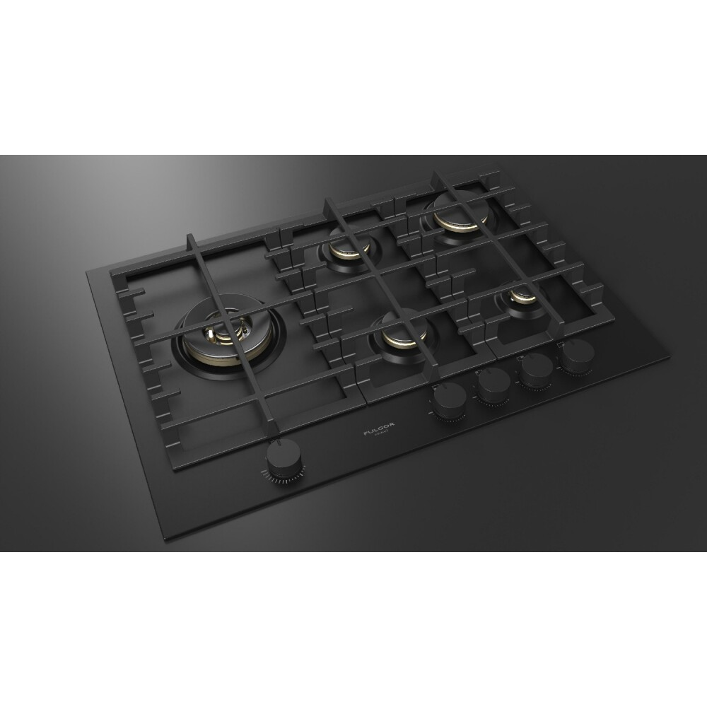 Fulgor Milano FUH 755 G DWK MBK: Cottura 75cm with Wok | https://duegstore.com/en/2-home