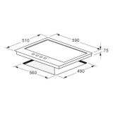 Fulgor Milano CPH 604 G X: Floor Cover 60cm Inox | https://duegstore.com/en/2-home