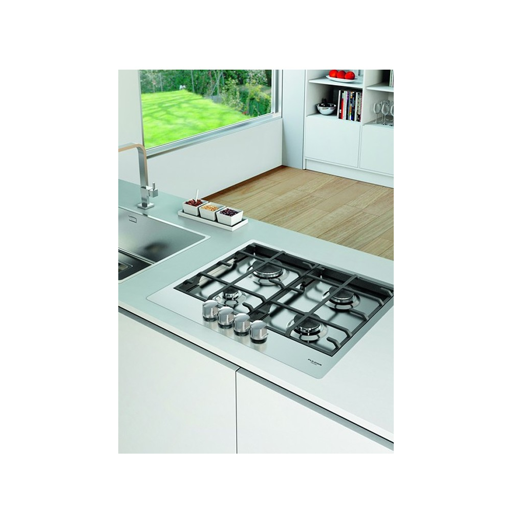 Fulgor Milano CPH 604 G X: Piano Cottura 60cm Inox | duegstore.com