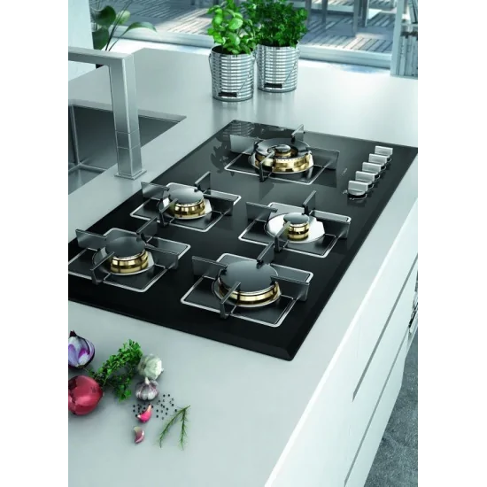 Fulgor Milano FCH 905 G DWK BK: Piano Cottura 90cm, 5 Fuochi | duegstore.com