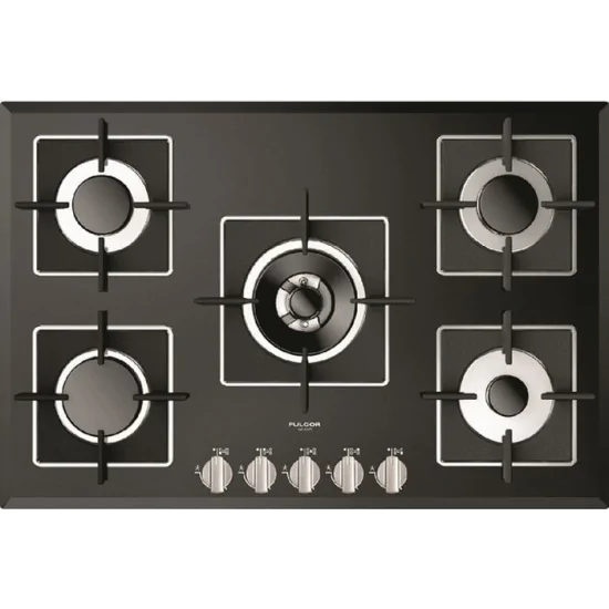 Fulgor Milano FCH 775 G WK BK: Piano Cottura 75cm con Wok | duegstore.com