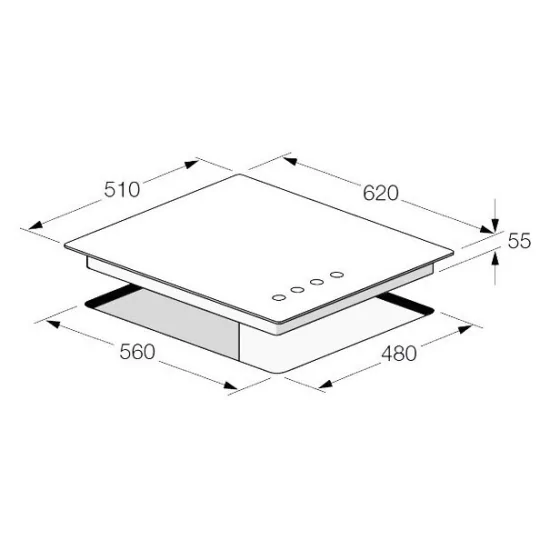 Fulgor Milano FCH 604 G BK: Funda de piso 60cm, Vidrio Negro TENIDO https://duegstore.com/es/electrodomesticos-a-precios-asequib