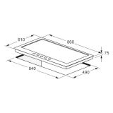 Fulgor Milano CPH 905 GWK X: Cottura 90cm Inox with Wok tención https://duegstore.com/es/electrodomesticos-a-precios-asequibles