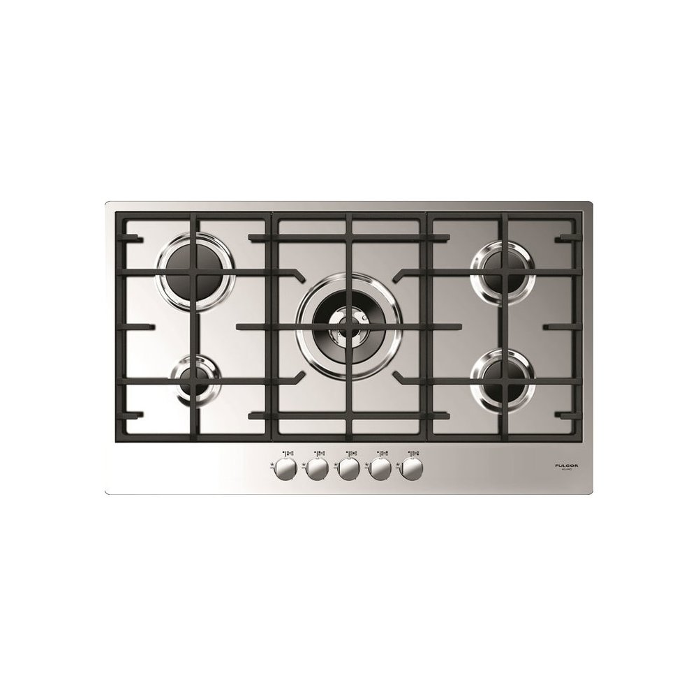 Fulgor Milano CPH 905 GWK X: Piano Cottura 90cm Inox con Wok | duegstore.com