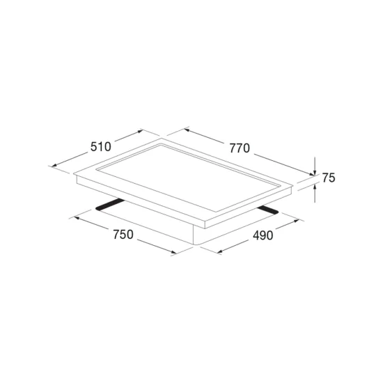 Fulgor Milano CPH 765 GWK X: Cotttura 75cm Satiné avec Wok |MISUMI https://duegstore.com/fr/2-home