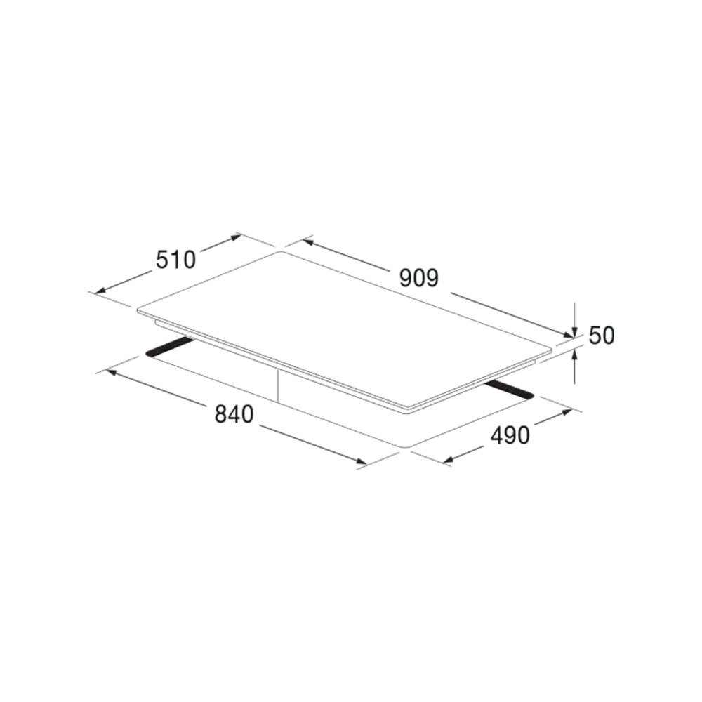 Fulgor Milano QH 906 GWK X: Piano Cottura 90cm Inox Satinato con Wok | duegstore.com