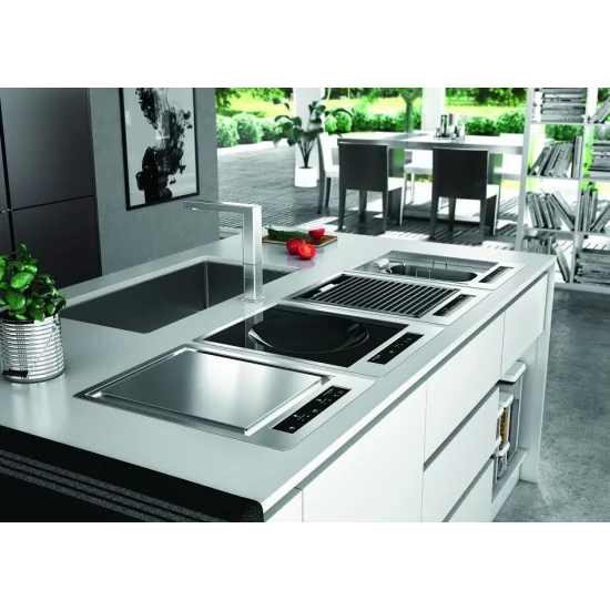 Fulgor Milano CPH 402 ID TY TC X/2: Piano Cottura Induzione Teppanyaki 40cm | duegstore.com