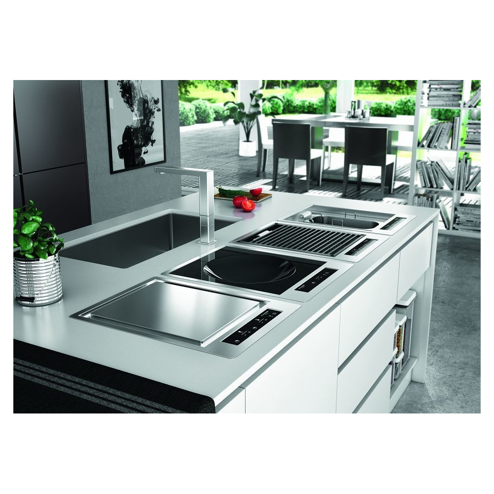 Fulgor Milano CPH 402 ID TY TC X/2: Piano Cottura Induzione Teppanyaki 40cm | duegstore.com