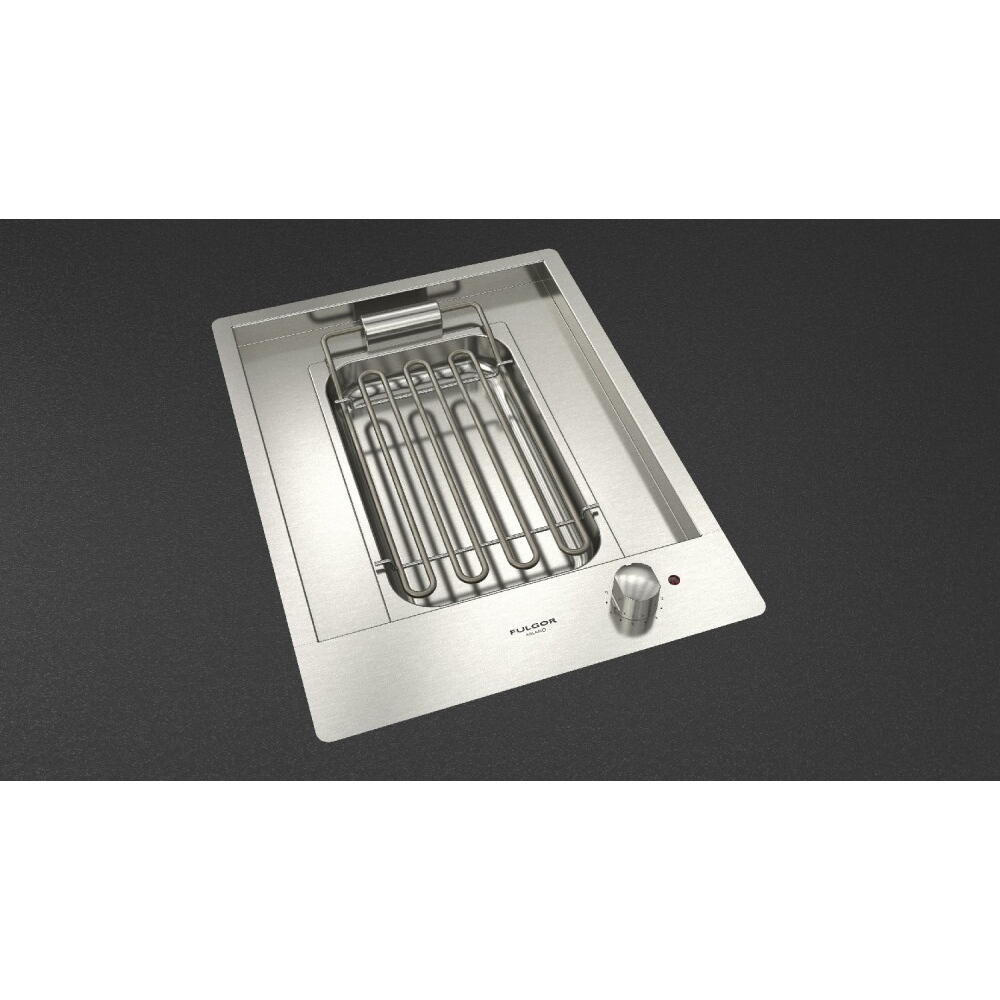 Fulgor Milano CPH 401 BQ X: Electric Barbecue 40cm | https://duegstore.com/en/2-home