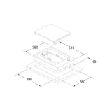 Fulgor Milano CPH 401 FR X: Electric fryer 40cm | https://duegstore.com/en/2-home