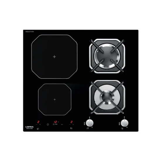 Lofra HGN622 Dione 60 - Plan de cocina mixta de gas e inducción - Oferta en línea