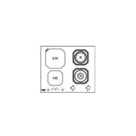 Lofra HGN622 Dione 60 - Mixed Gas and Induction Cooking Plan - Online Angebot