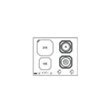 Lofra HGN622 Dione 60 - Plan de cuisson en gaz et en induction - Offre en ligne