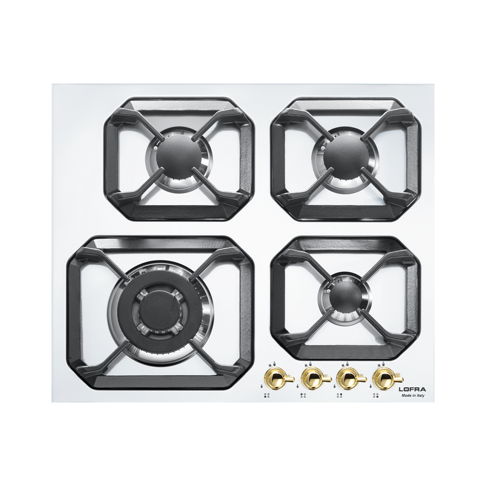 Lofra HRBP6GO: Piano Cottura Semifilo 60cm Bianco Perla