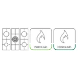 Lofra MG96GV/C: Cocina 90cm Acero con 5 Cocinas y Horno de Gas https://duegstore.com/es/electrodomesticos-a-precios-asequibles