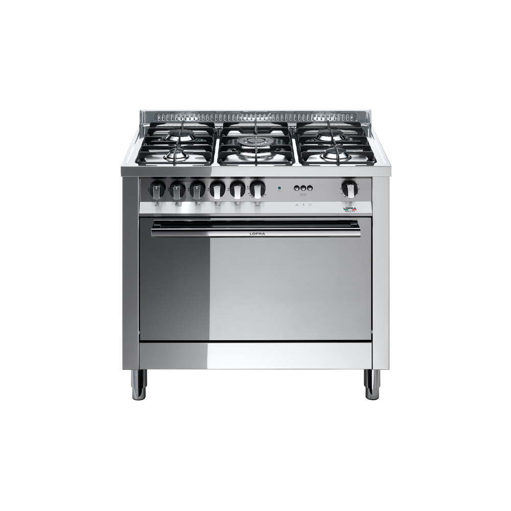 Lofra MG96GV/C: Cocina 90cm Acero con 5 Cocinas y Horno de Gas https://duegstore.com/es/electrodomesticos-a-precios-asequibles