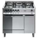 Lofra MR96GV/C: Küche 90cm, Stahl, 5 Herde, Belüftung Gas Backofen