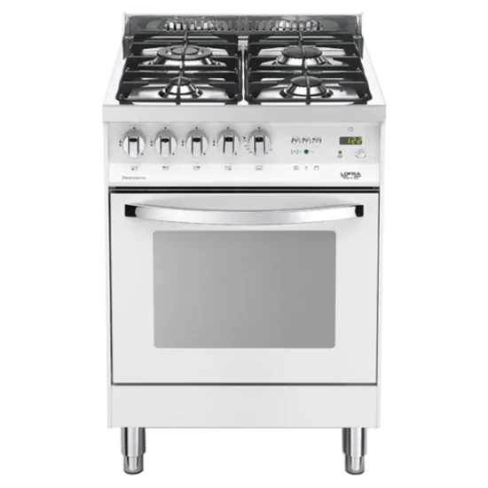 Lofra PBP66GVT/C Bodengas Kochen 5 Kocher, Weiße Perle