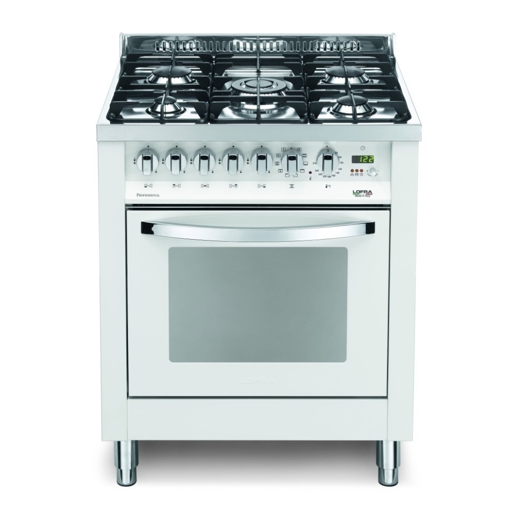 Lofra PBP76MFT/C : Cuisinière à gaz 5 feux avec four électrique