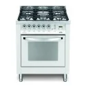 Cuisinière à gaz Lofra PBP76GVT/C Perle blanche