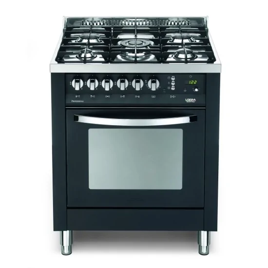 Lofra PNM76MFT/C Nero Matt: Cucina a Gas 5 Fuochi e Forno a gas