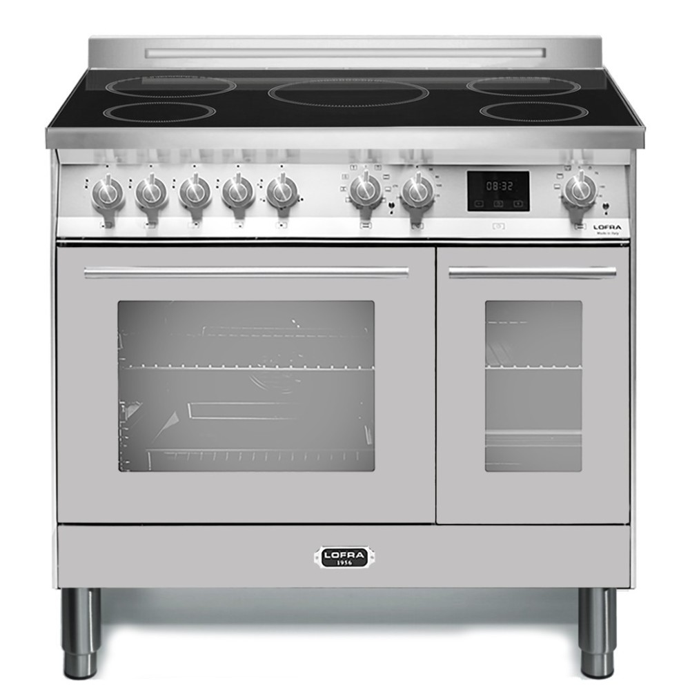 Lofra PD96MFTE/5I: Cucina Induzione 90cm, Doppio Forno, Inox