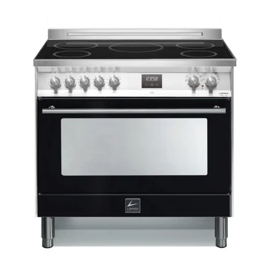 Lofra PNMG96WMFT/5I: Cocina Gas 90cm Negro pulido