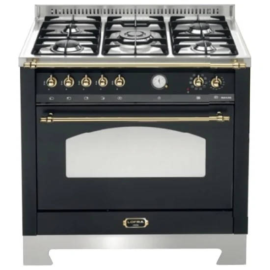 Lofra Dolcevita 90 Nero Matt: Gasherd mit Backofen 101L – Stil und Leistung