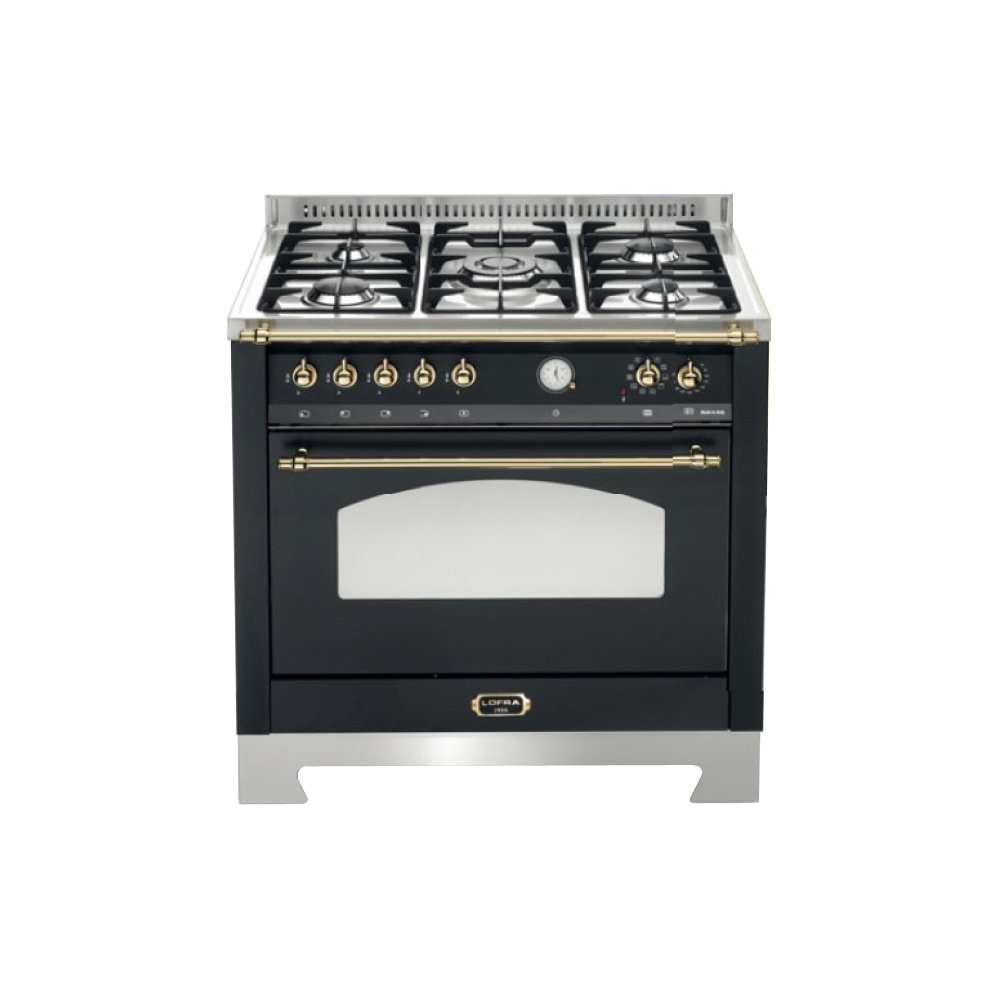 Lofra Dolcevita 90 Nero Matt: Cocina con horno 101L - Estilo y potencia