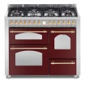 Lofra Dolcevita 110 Rosso Borgo - Cocina de gas con 3 hornos - rendimiento superior