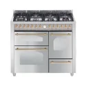 Lofra Dolcevita 110 acero - Cocina de gas con 3 hornos - Superior rendimiento