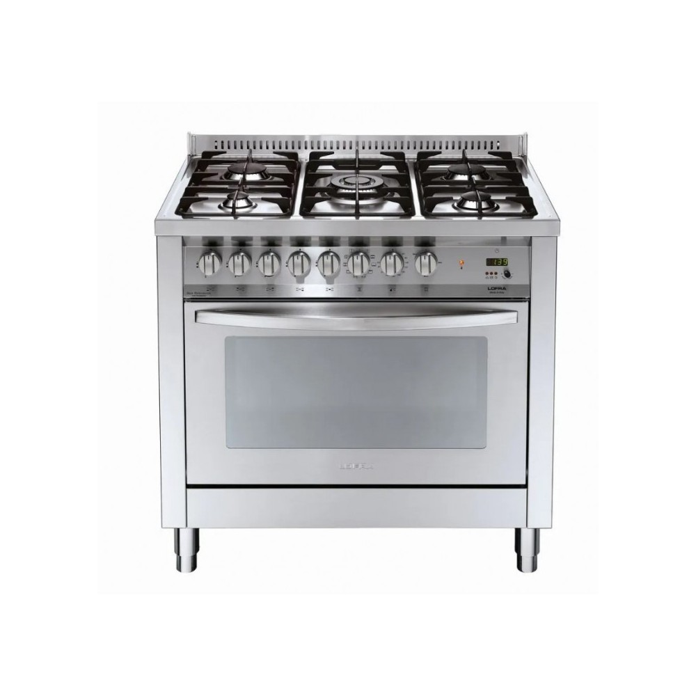 Lofra PG96MFT/C: Küche Professional 90, 5 Gasherd, Backofen 101L, Grill und Roast