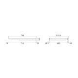 ILVE HCBI754TC/BK Piano Cottura Induction 75 см Touch Control Black Lucido Duegstore.com