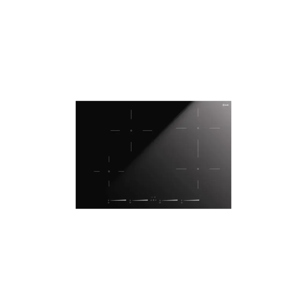 ILVE HCBI754TC/BK Induction Hob 75 cm Touch Control Glossy Black | Duegstore.com