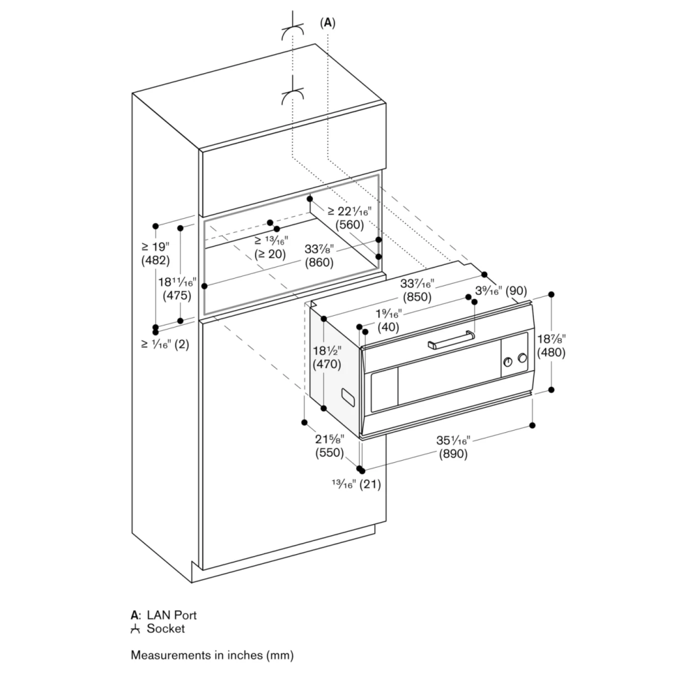 Oven Gaggenau EB333111 with pyrolysis, home connect, 17 cooking