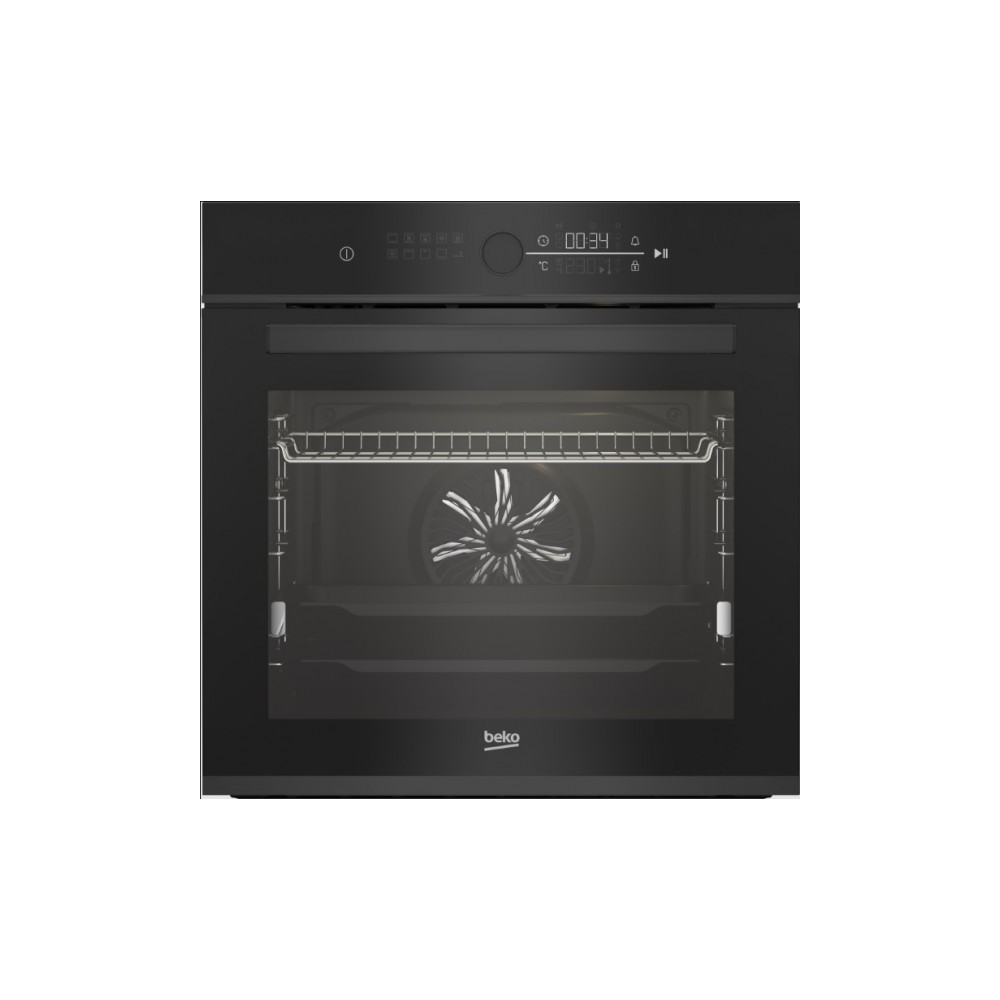 Beko BBIM13400DXMPSE: Multifunction oven with Pizza Chef, AeroPerfect and Pirolytic Cleaning.