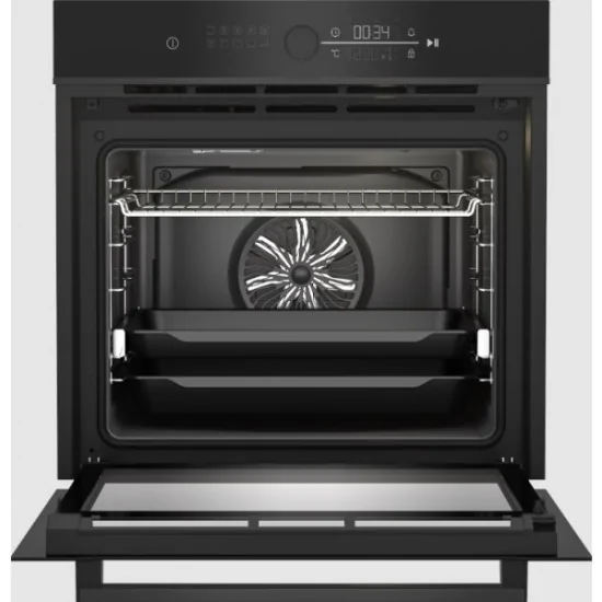 Beko BBIM13400DXMPSE: horno multifunción con Pizza Chef, AeroPerfect y Pirolytic Cleaning.