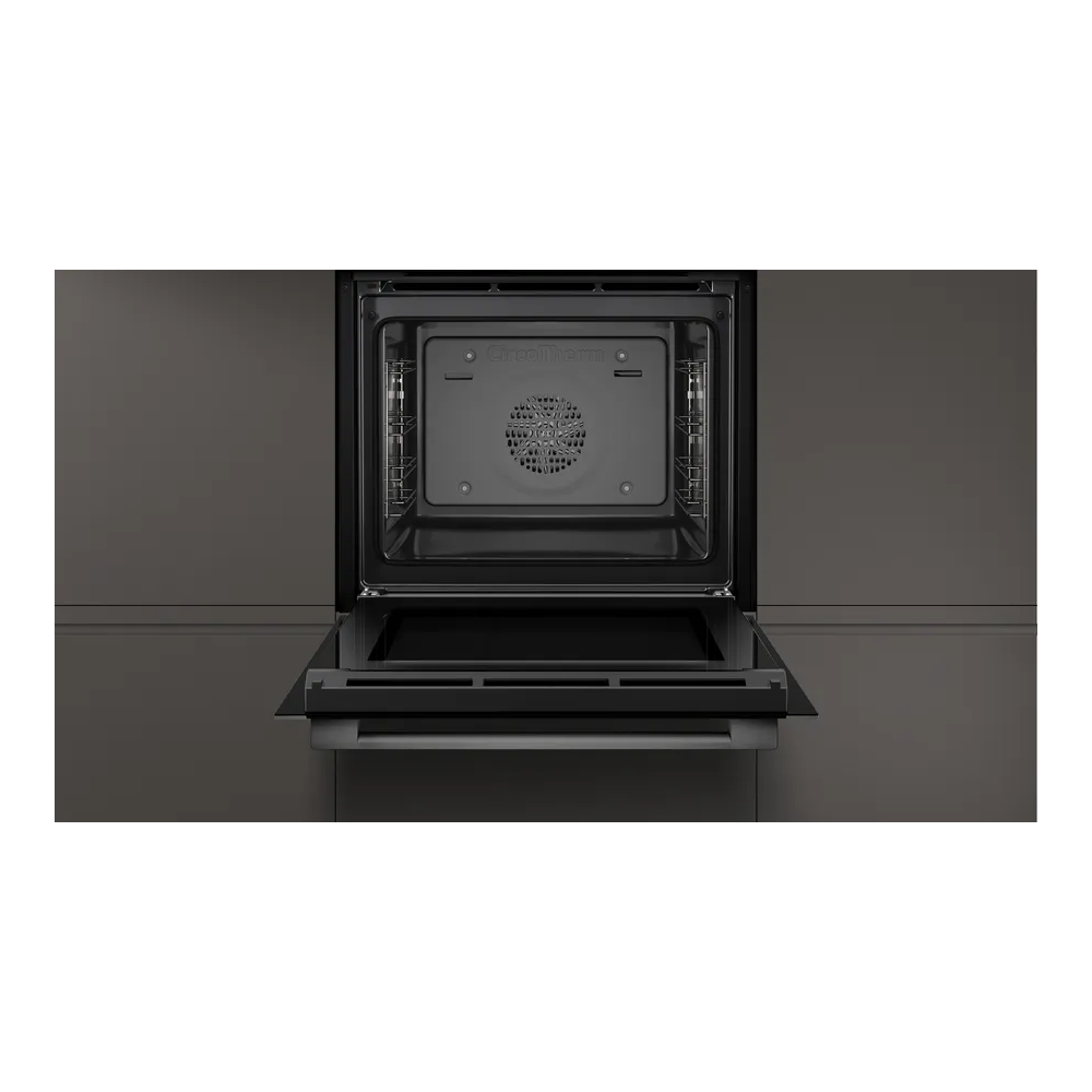 Goditi l'Esperienza Neff con Forno Pirolitico, EasyClean e Display Rosso graphite grey